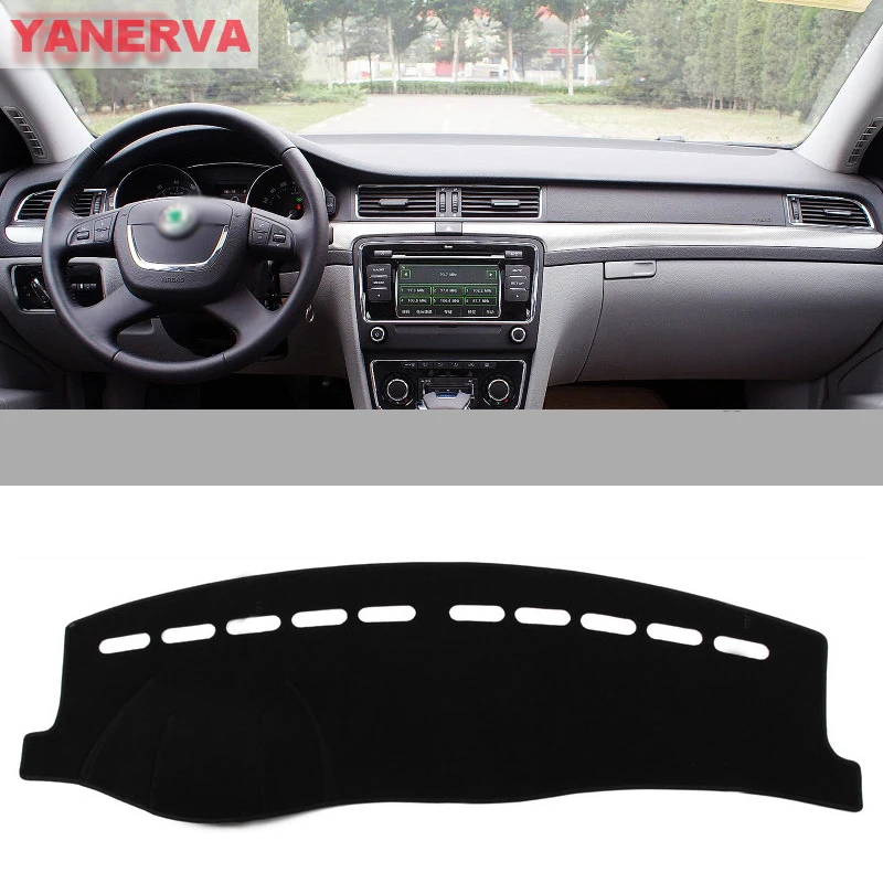 

Interior Car Dashboard Cover Light Avoid Pad Photophobism Mat Sticker For Skoda Superb