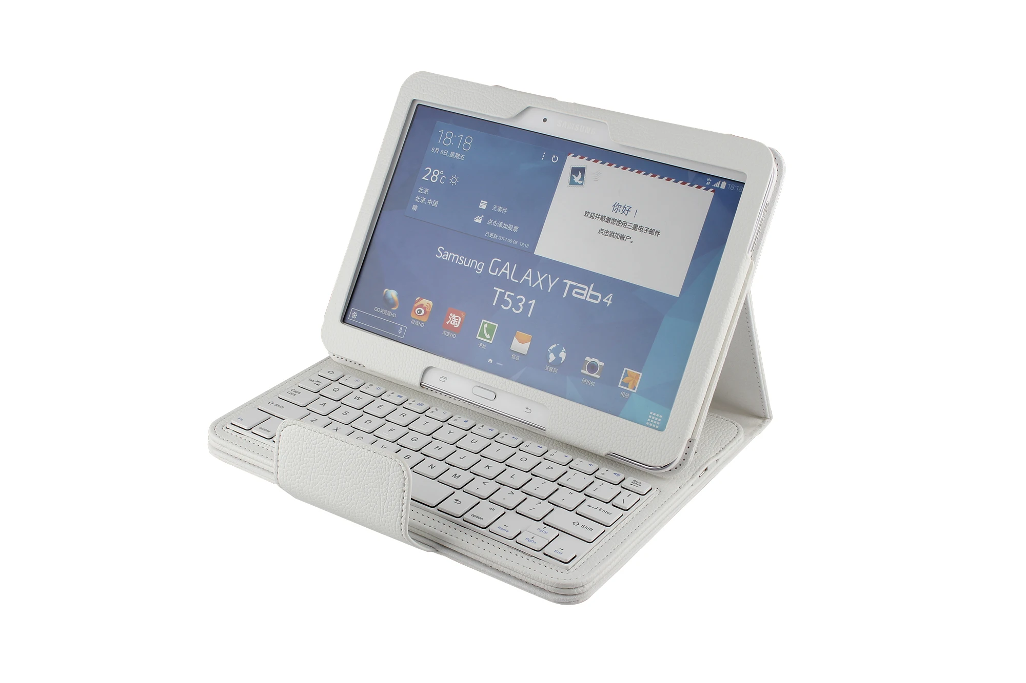Беспроводная Bluetooth клавиатура для samsung Galaxy Tab 4 10,1 чехол для Galaxy Tab4 10,1 T530 Планшет Флип кожаный чехол подставка+ ручка