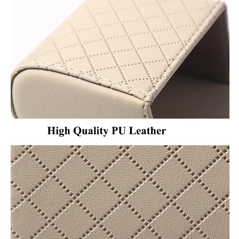 1 шт. SEEYULE коробка для хранения в воздуховод автомобиля из искусственной кожи с