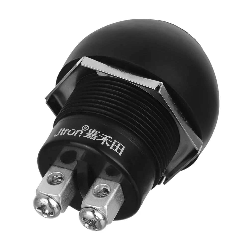Jtron 22 мм водонепроницаемый кнопочный переключатель 12 В Выкл-(ВКЛ) 10 А для