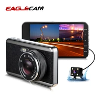 car dvr dash cam 4 0 screen fhd 1080p gt30 dual camera with rearview two lens video recording night version