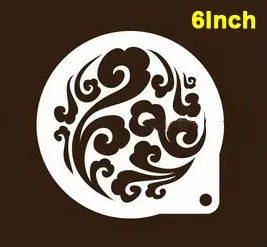 6 дюймов ретро шаблон акриловая сахарная помадка глазурь ситовое сито режим