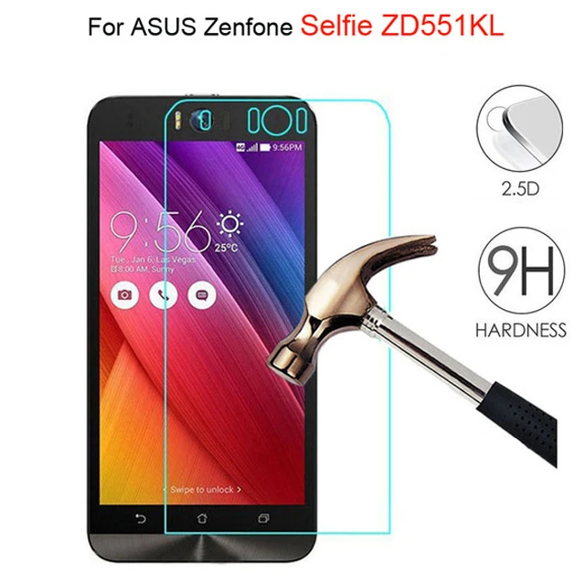 Закаленное стекло для Asus Zenfone Selfie защитная пленка экрана ZD551KL Z00UD стекло|Защитные