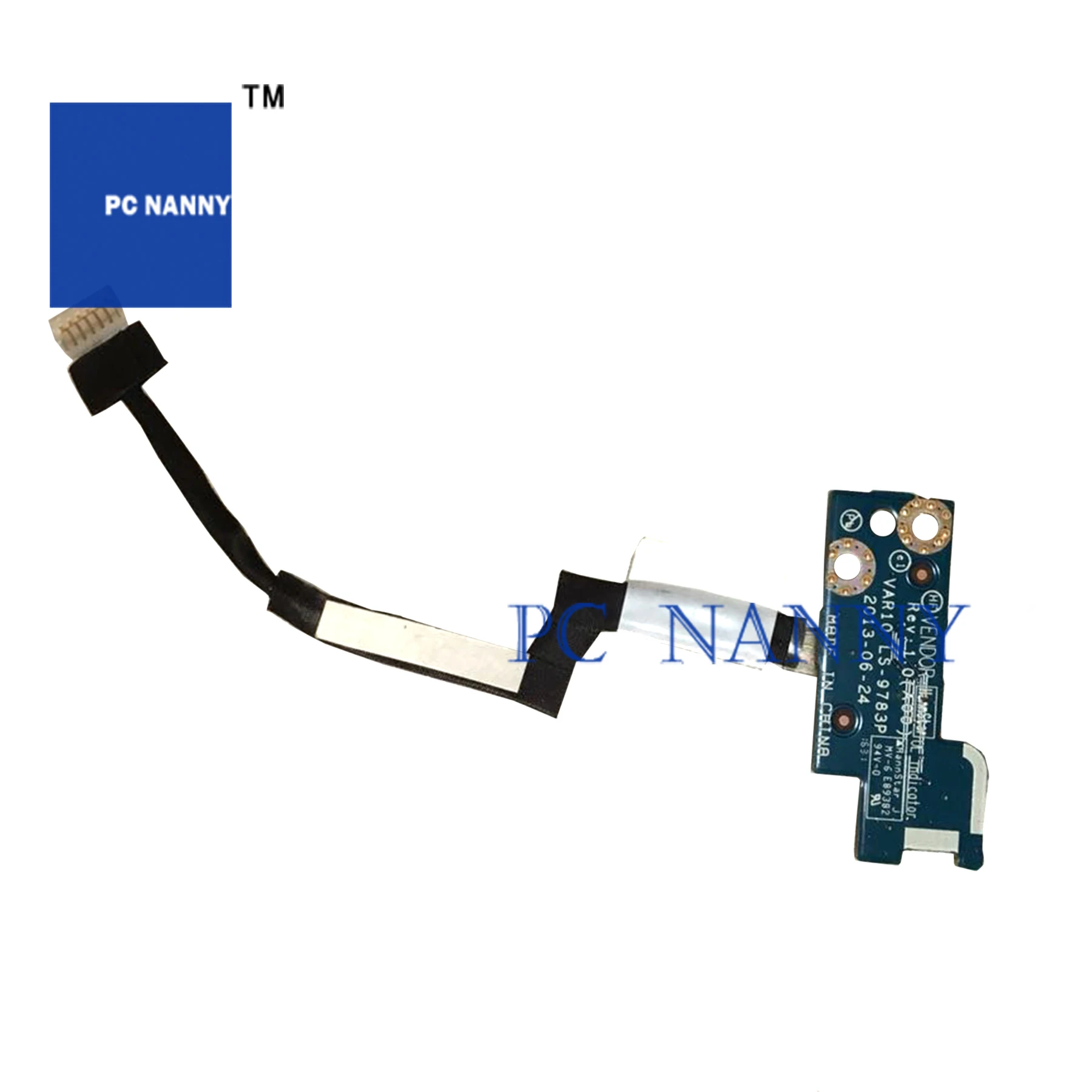 

PCNANNY для Dell Precision M6800 Кнопка питания плата + кабель TUA01 LS-9783P тест хороший