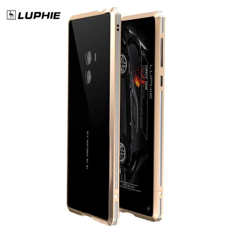 Оригинальный чехол Luphie для Xiaomi Mi Mix металлический корпус с рамкой телефона