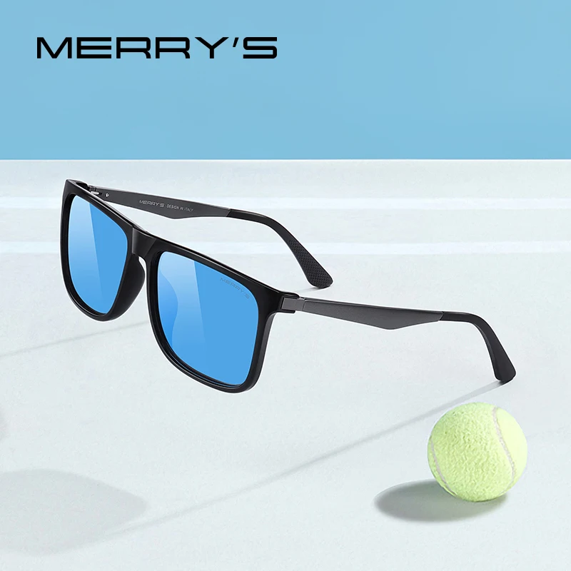 

MERRY'S Men Classic Polarized Fishing Sunglasses Outdoor Sports Male Eyewear Aluminum Legs UV400 Protection S8250N