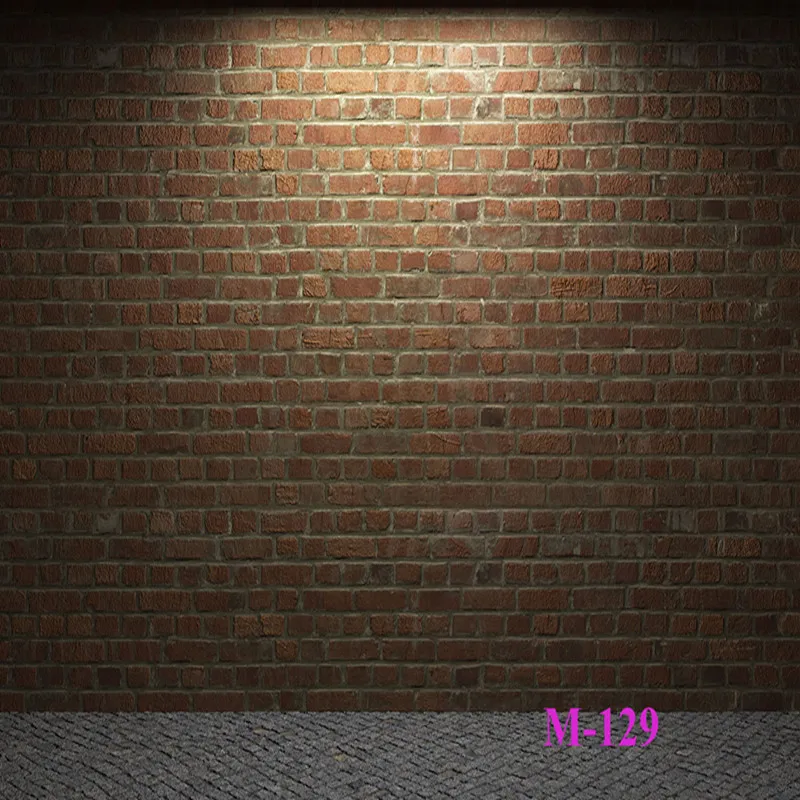 LB Ретро Красная кирпичная стена камень текстура пола пользовательские виниловые