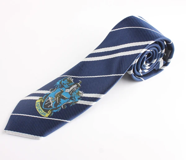 Ainiel Гермиона шарфы кепки галстук Гриффиндор Slytherinn Ravenclaw Hufflepuff галстук, шляпа, шарф Косплей Костюм для женщин детей мужчин - Цвет: Ravenclaw  tie