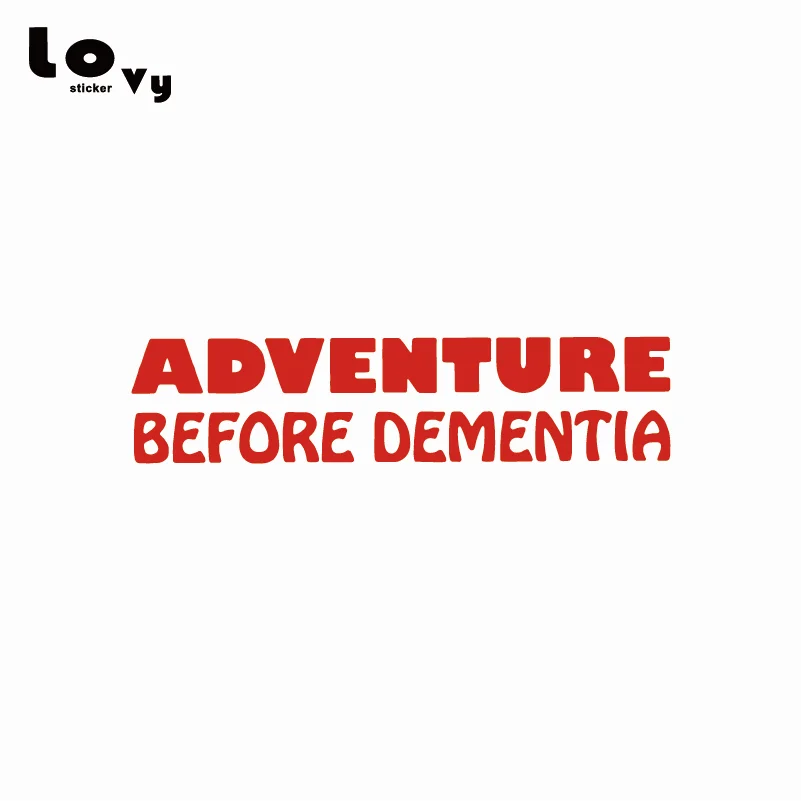 Adventure Before Dementia забавные слова Виниловая наклейка для автомобиля/наклейка