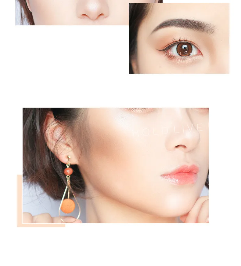 Фирменная монохромная косметическая пудра для лица, палитра тентов для макияжа, бронзовая блестящая матовая Косметическая минеральная пудра, стойкая