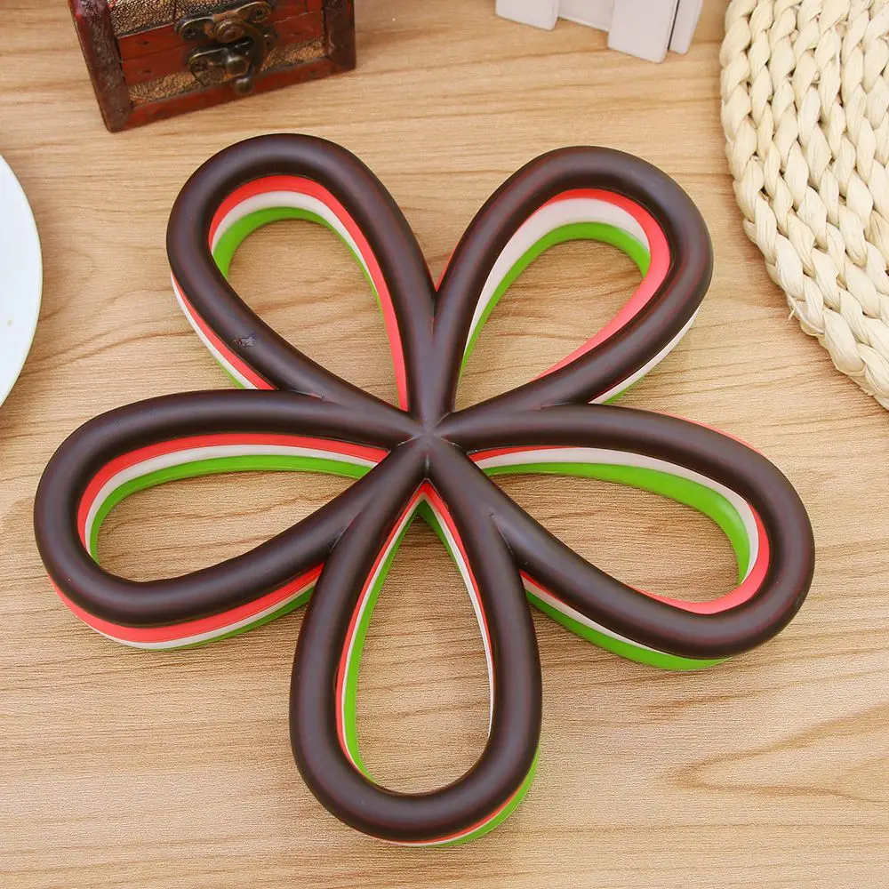 Table Mat Durable Plum Non-Slip Heat Resistant Coaster Cushion Placemat Hot Pan Pot Holder Pads Kitchen Wedding Party Decor | Дом и сад