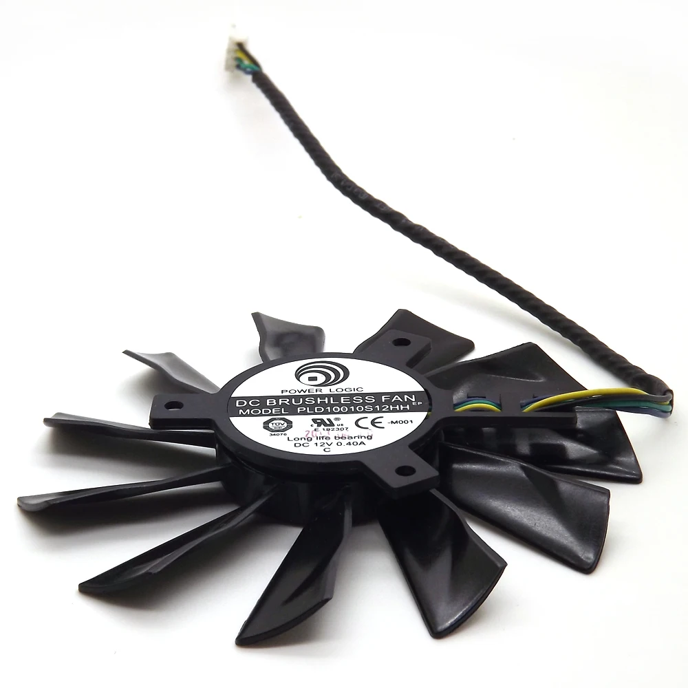 Бесплатная доставка PLD10010S12HH 12 В 0.35A 95 мм 4 провода 4Pin VGA вентилятор для MSI GTX770 R9 280X 270X
