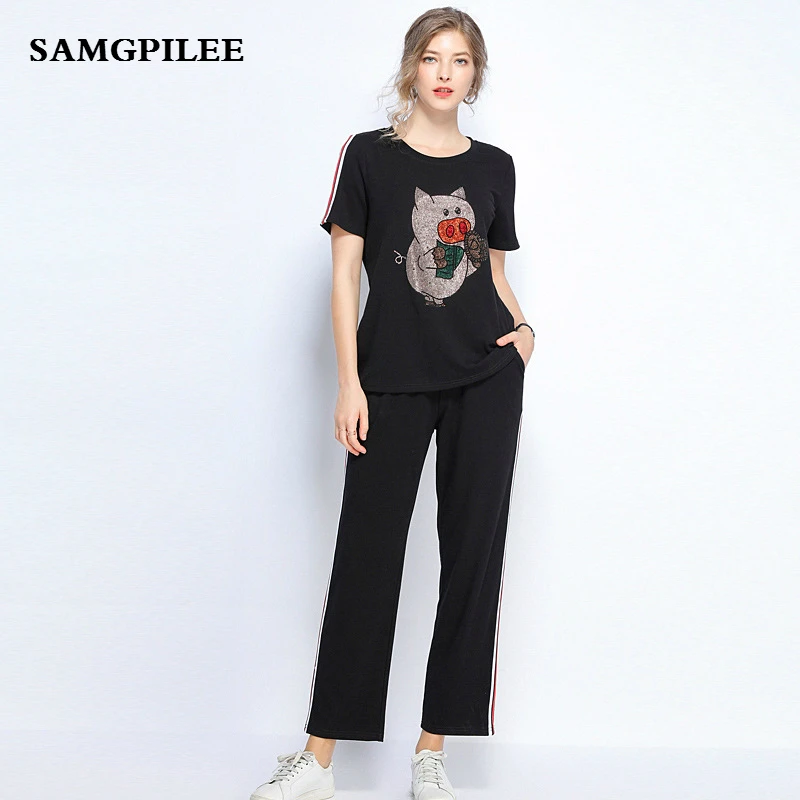 2019 Акция полиэстер аппликации новый летний короткий Повседневный пуловер с