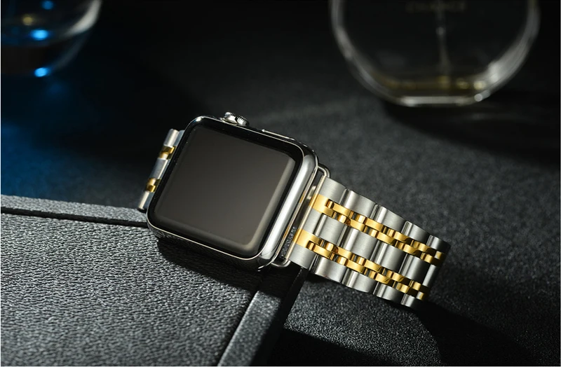 Ремешок для apple watch 42 мм 38 мм correa iwatch 44 мм/40 мм 4 3 2 браслет из нержавеющей стали pulseira apple watch 4 аксессуары