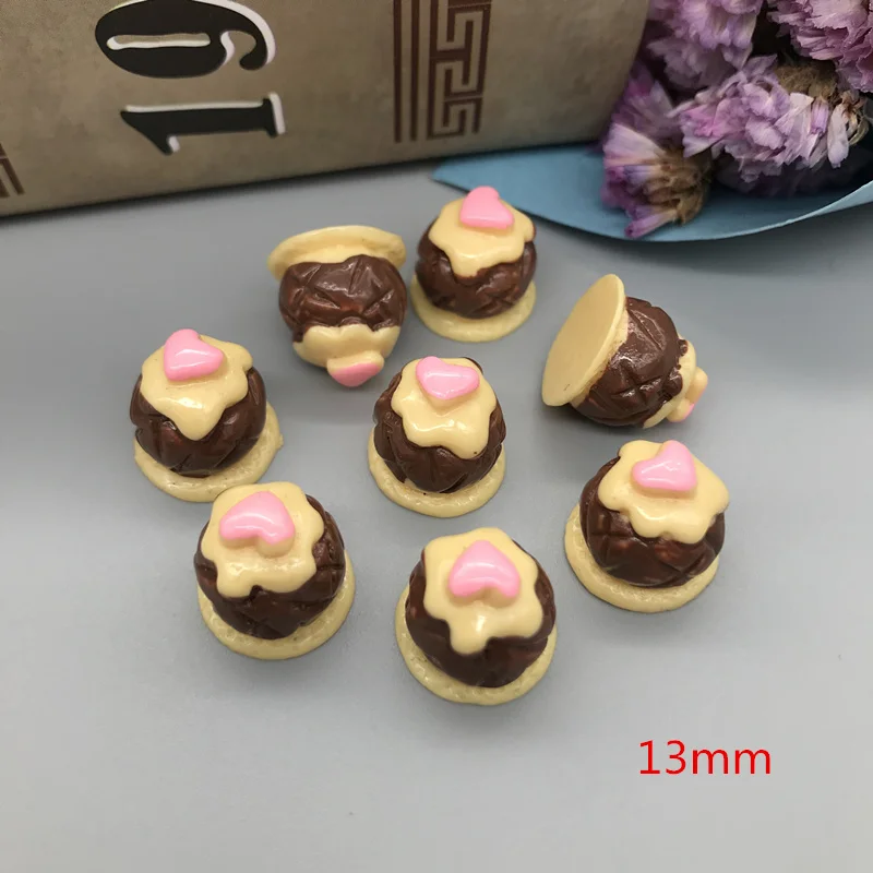 as picture Кавайный клубничный торт. Смола моделирование пищи Flatback кабошон для украшения телефона, ремесла делая DIY - Цвет: as picture