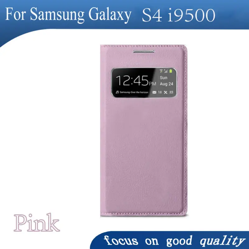 Кожаный чехол FDCWTSSmart для Samsung Galaxy S4 I9500 I9505 тонкий Оригинальный S 4|flip cover|leather caseflip case