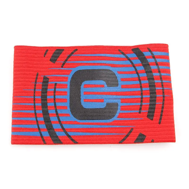 Football Captain Armband Elastic Adjustable Arm Band Leader Soccer Competition Adult Children Kids Gift
