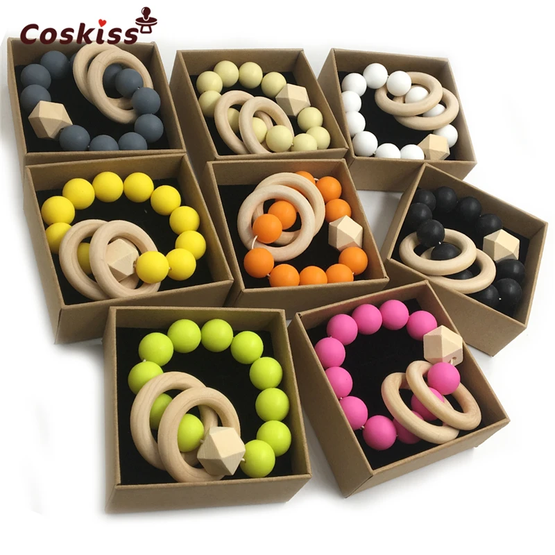 8 шт. детский деревянный Прорезыватель для зубов | Мать и ребенок