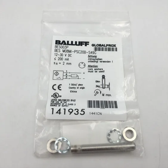 

FREE SHIPPING 100% NEW Sensor M08MI-PSC20B-S49G proximity switch sensor