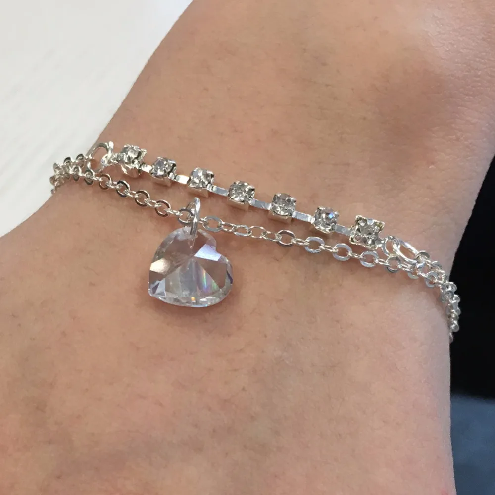 Hot Sale Brand New Super Sweet Crystal Bracelet Women Bracelets Fashion Jewelry #272235 | Украшения и аксессуары