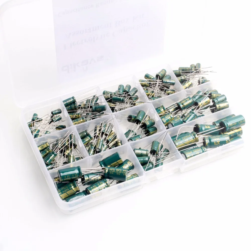 Набор высокочастотных электролитических конденсаторов 11 значений | Электронные