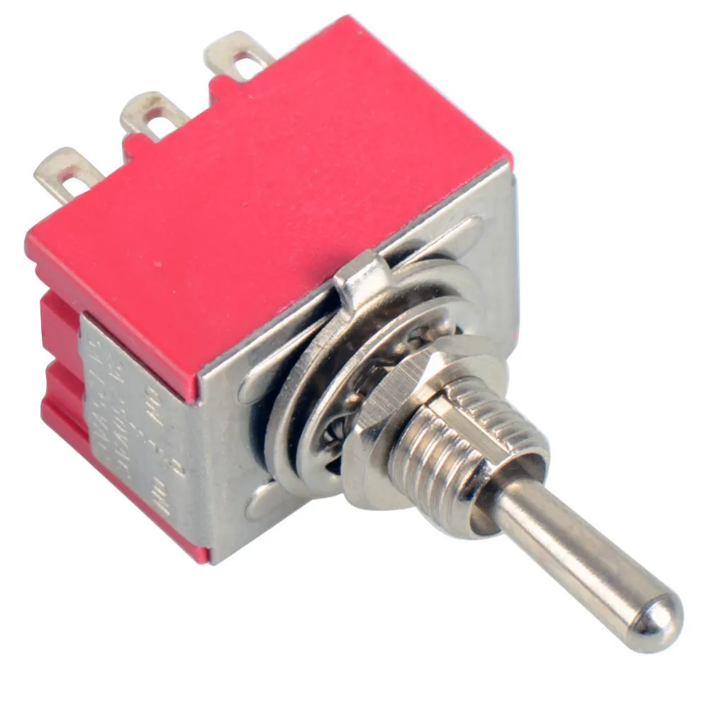 1 шт. 9-контактный разъем мини тумблер 3PDT 2 положение ВКЛ-на 2A250V/5A125VAC | Обустройство