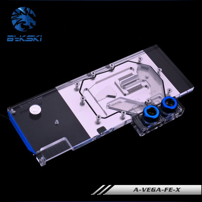Блок водяного охлаждения Bykski для AMD Radeon Vega FE Frontier процессор GPU Frontier|water cooling block|cooling