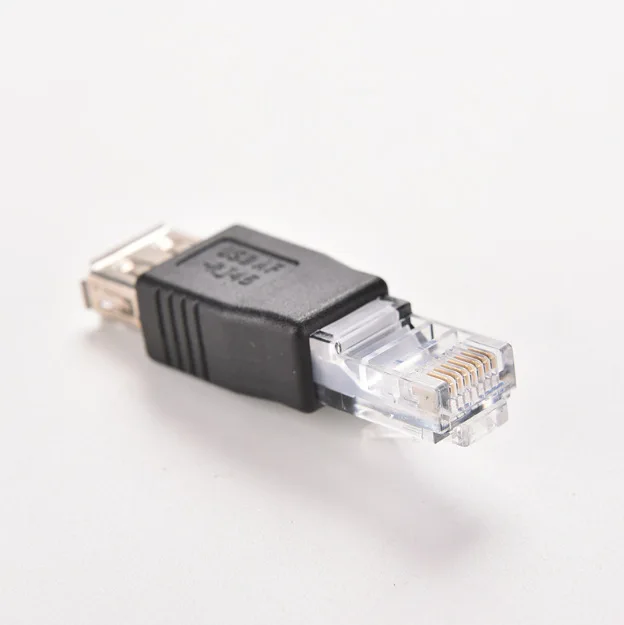 500 шт. переходник с USB Type A на RJ45|Коннекторы и разъёмы| |