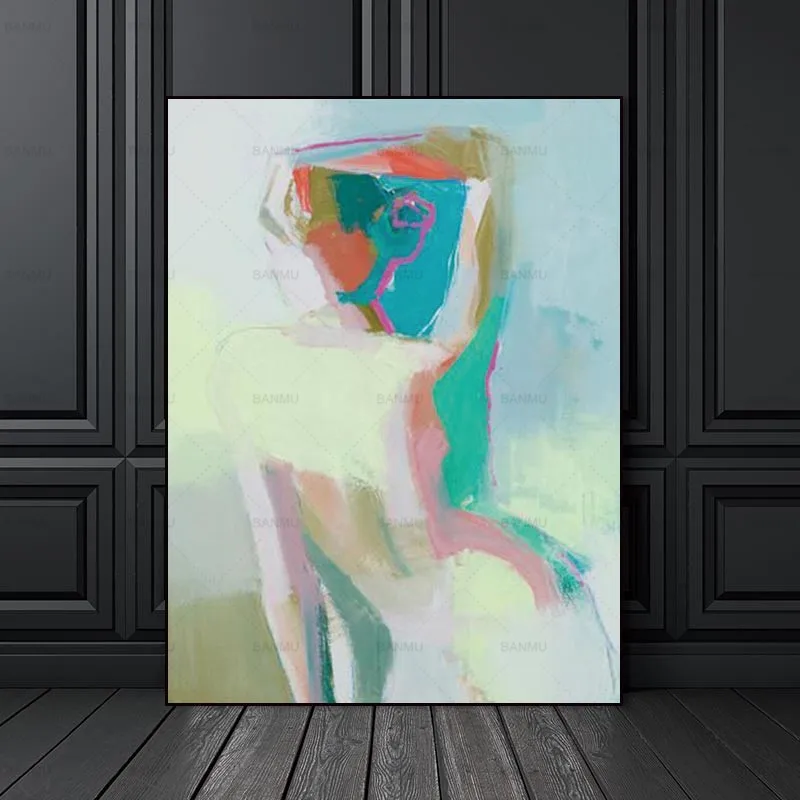 

Wall Pictures Poster decor modern wall Wall art abstract print figure on canvas painting art print canvas poster art portrait