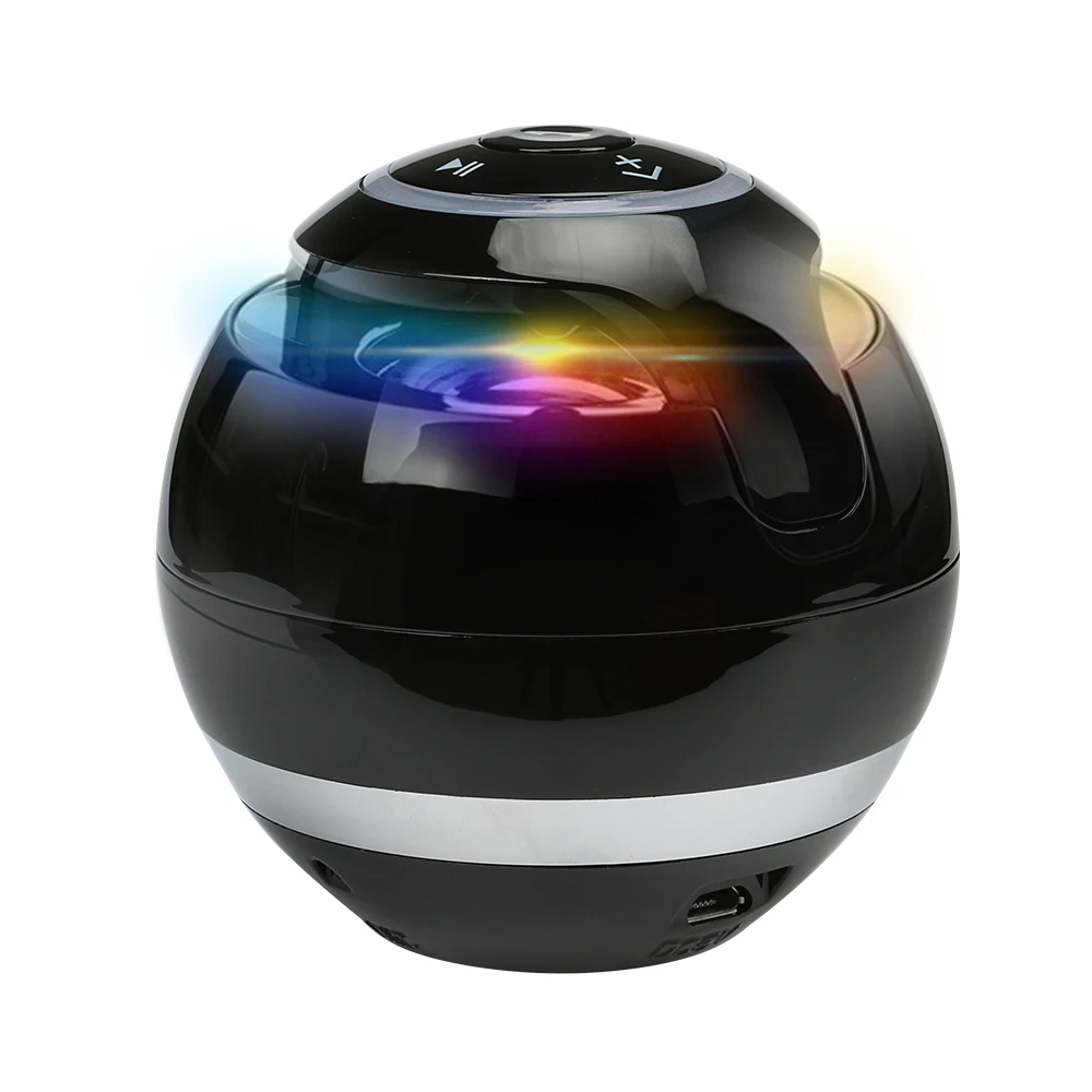 Abuzhen Портативный Мини Bluetooth динамик беспроводной Handsfree LED сабвуфер TF FM Музыка с