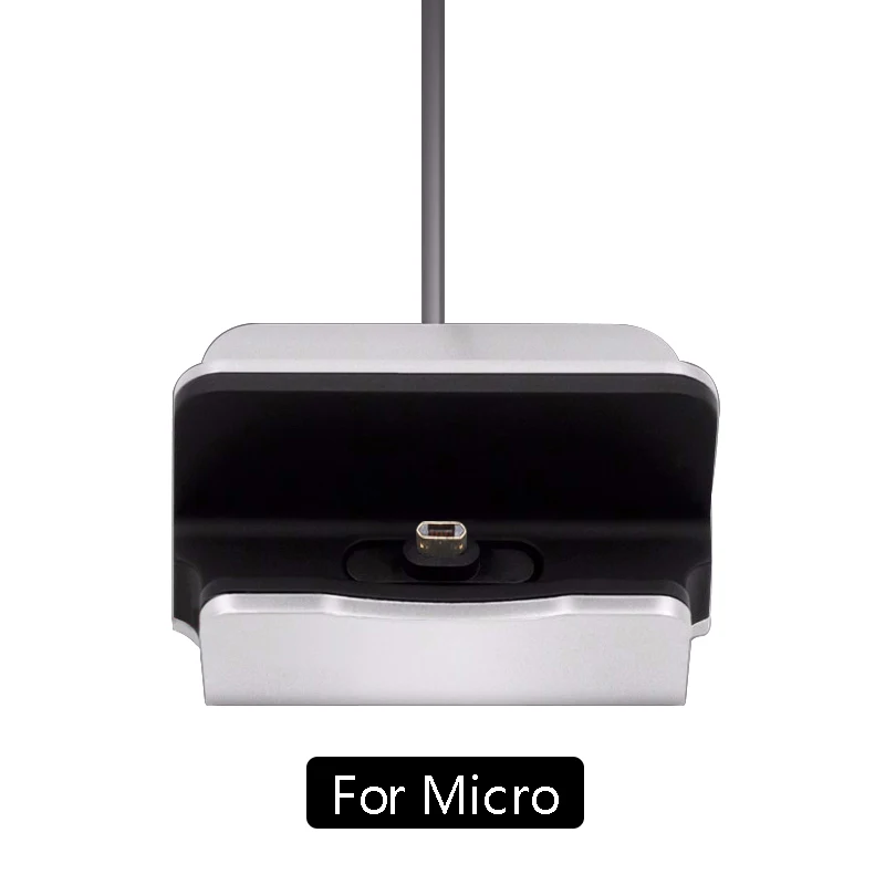 Micro Keyounton USB Зарядное устройство Док-станция для bel'kin samsung iPhone мобильный телефон адаптер Универсальный Micro type-C кабель настольная подставка зарядка - Тип штекера: Micro