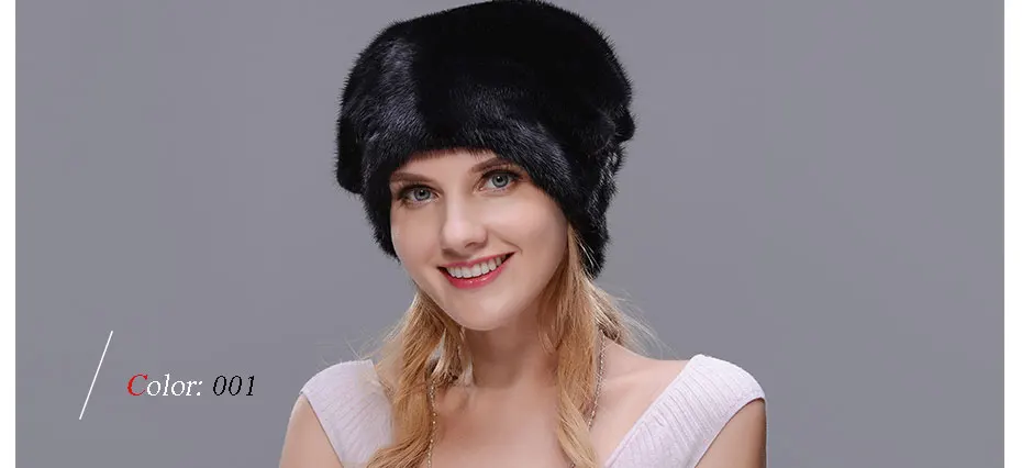Для женщин зимние Новогодние товары шляпа праздничные подарки цельный норки Мех шляпа высокое качество Мех шляпа Кепки женщина, как