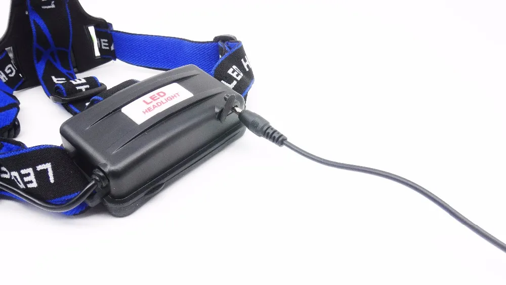 Светодиодный налобный фонарь с увеличением XML T6 5000лм Налобные фонарики для