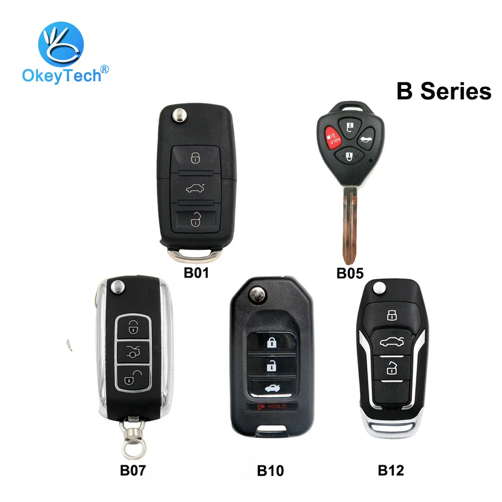 OkeyTech 5 шт./лот B01 B05 B07 B10 B12 KD ключ дистанционного управления для MINI KD900/KD900 +/URG200