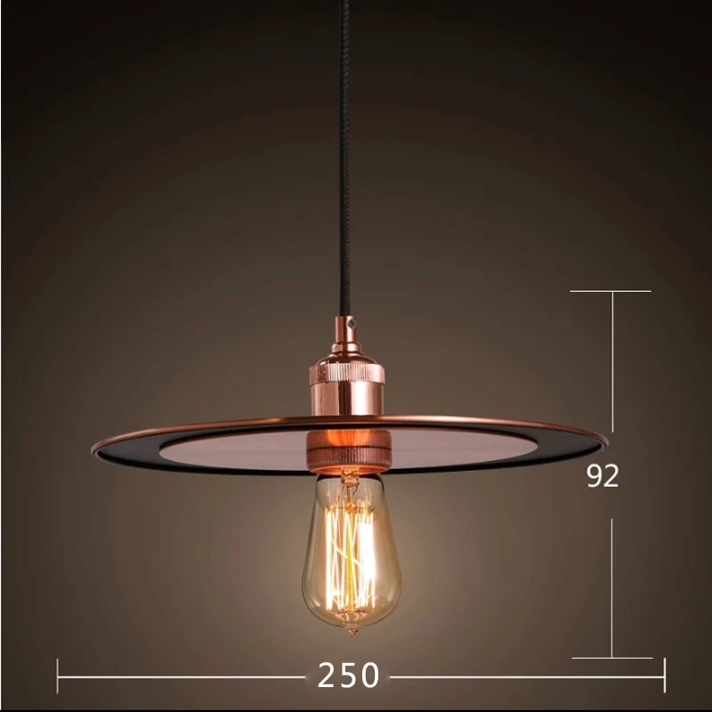 Винтажная светодиодная Подвесная лампа Светильники для украшения дома в стиле