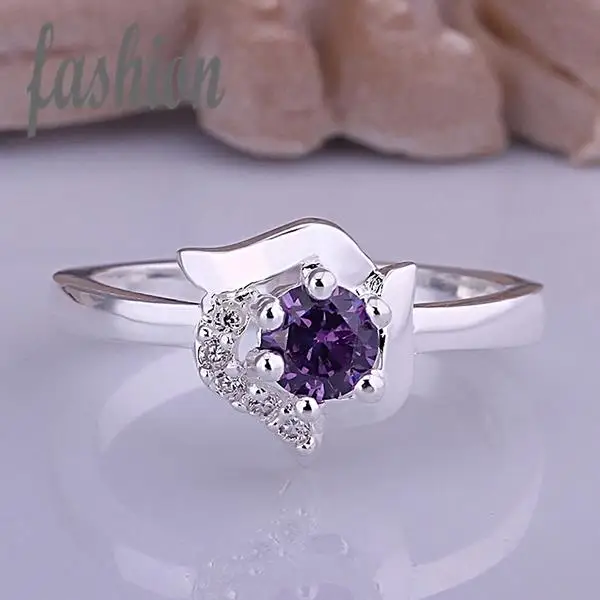 Бесплатная доставка! Оптовая продажа 925 серебряное кольцо Мода ювелирных изделий