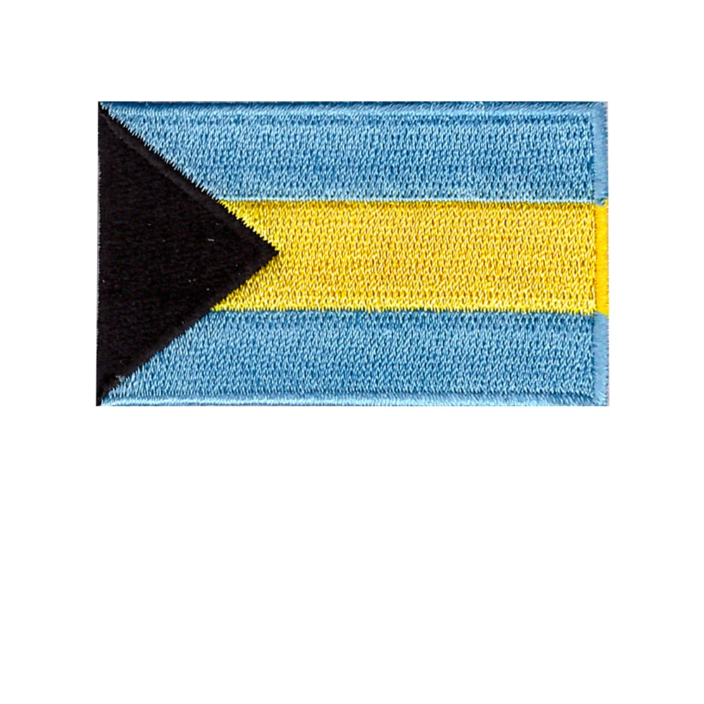 Нашивка с вышивкой в виде флага Эстонии для тканевых значков