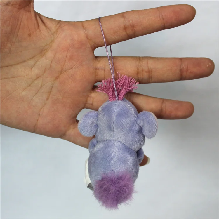 12 шт./лот 7 см очень маленький Heffalump плюшевый слон подвеска мягкие игрушки для
