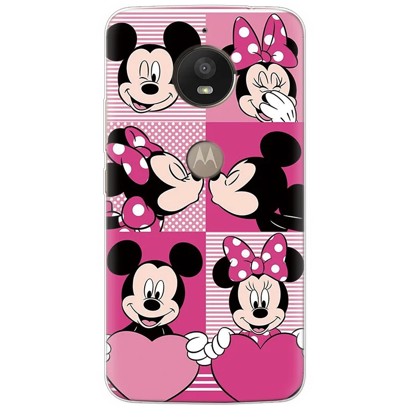 Милые Мультяшные Чехлы для Motorola Moto E5 C X4 Z Z2 Z3 G4 G6 Go E4 G5 G5S Play Plus G3 One Case Cover силиконовый чехол из ТПУ с принтом