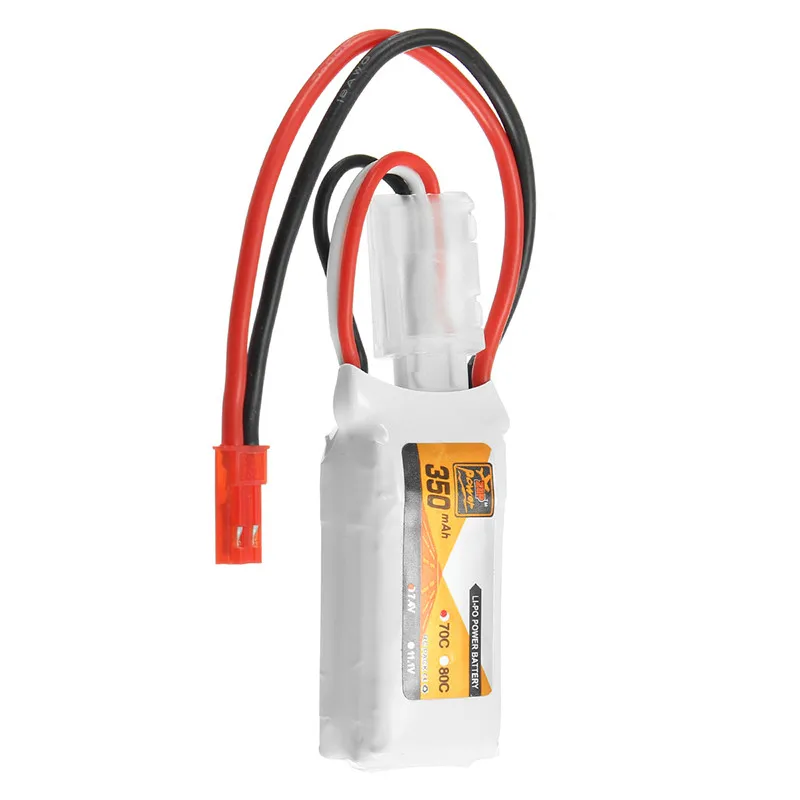 ZOP Power 11 1 В 350 мАч 70C 3S Lipo разъем батареи JST для FPV квадрокоптера радиоуправляемые