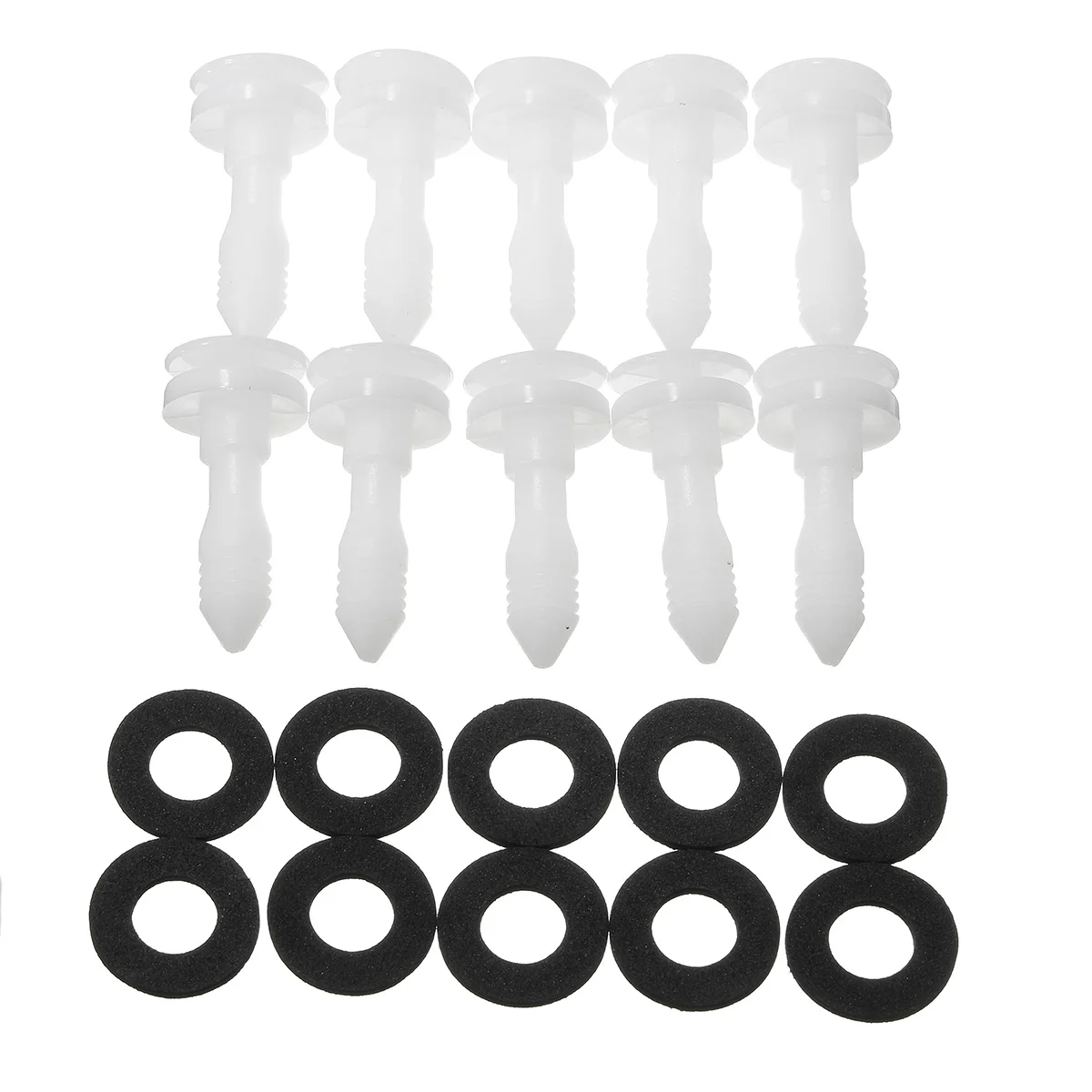 _ Белая отделка автомобильной дверной панели внутренние крепежные зажимы