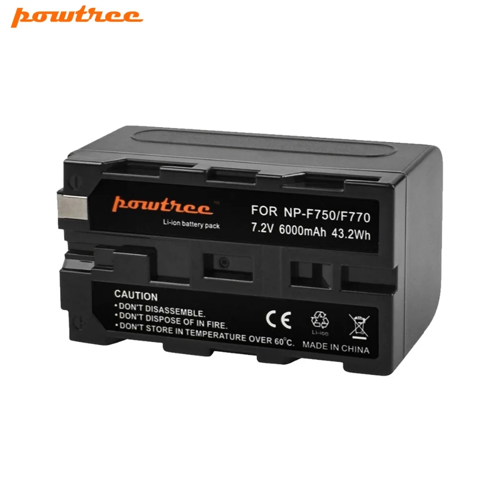 6.0Ah NP-F750 NPF750 NP F750 F730 F770 Батарея для sony NP-F770 F730 CCD-TRV58 TRV110K TRV26E HVR-Z1 V1J z1 CCD-TR3 HDR-FX1 L10