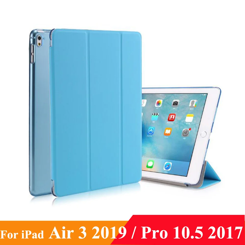 Чехол для iPad Air 10,"(3rd Gen) iPad Pro 10,5, легкий тонкий чехол с полупрозрачной задней защитой