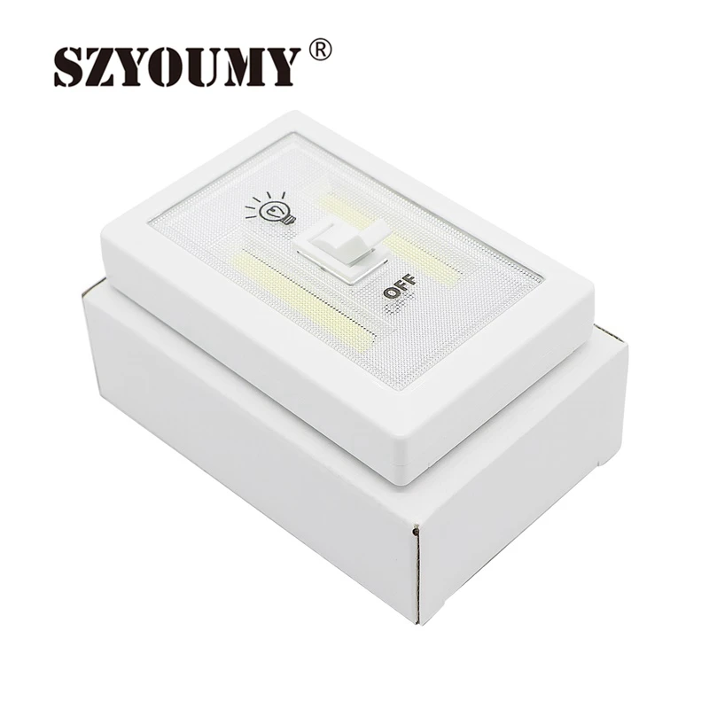 SZYOUMY COB Светодиодный настенный ночной Магнитный светильник для гаража шкафа