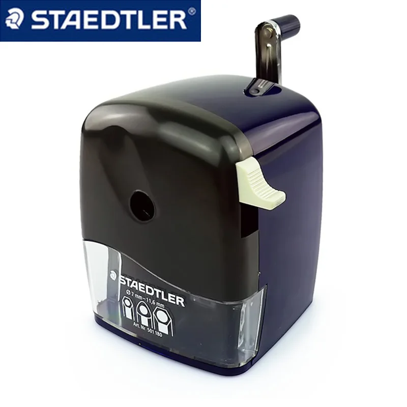 Механическая точилка для карандашей STAEDTLER 501 180 ручная фотокарандашей школьная и