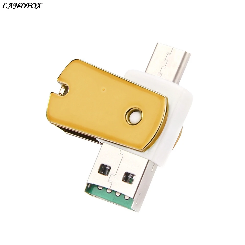 LANDFOX OTG Type C к USB 3 1 Micro SD TF кардридер адаптер для Android телефона Windows 98/NT/ME/2000/XP/7/8.1/10
