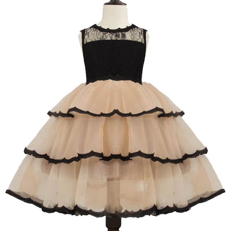Kids Girls Party Lace Evening Dress Dresses for Children Wedding Flower Baby Girl Clothes 2-6Yrs | Детская одежда и обувь