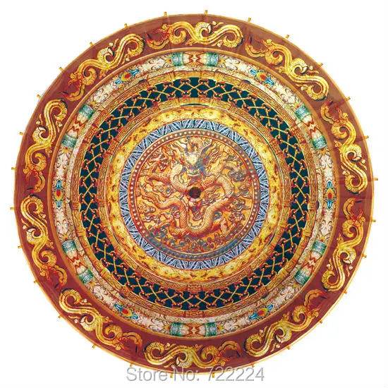 Китайский благоприятный тотемный Дракон диаметром 84 см традиционная ручная