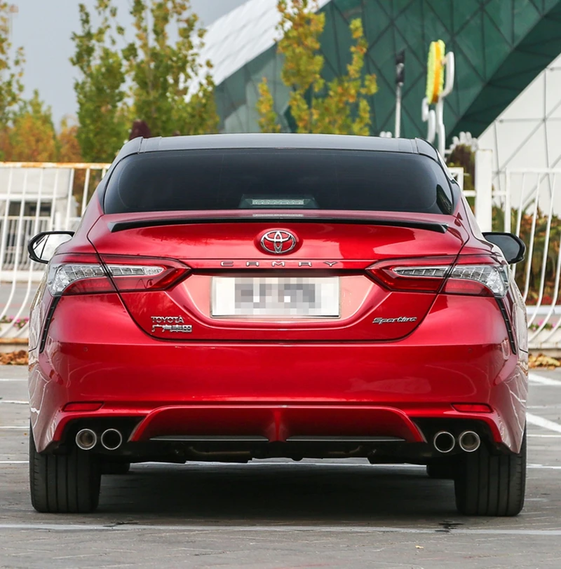 Автомобильные аксессуары для Toyota Camry, автомобильный Стайлинг, внешний, высокое качество, АБС пластик, неокрашенный, грунтовка, заднее крыло, спойлер, крышка