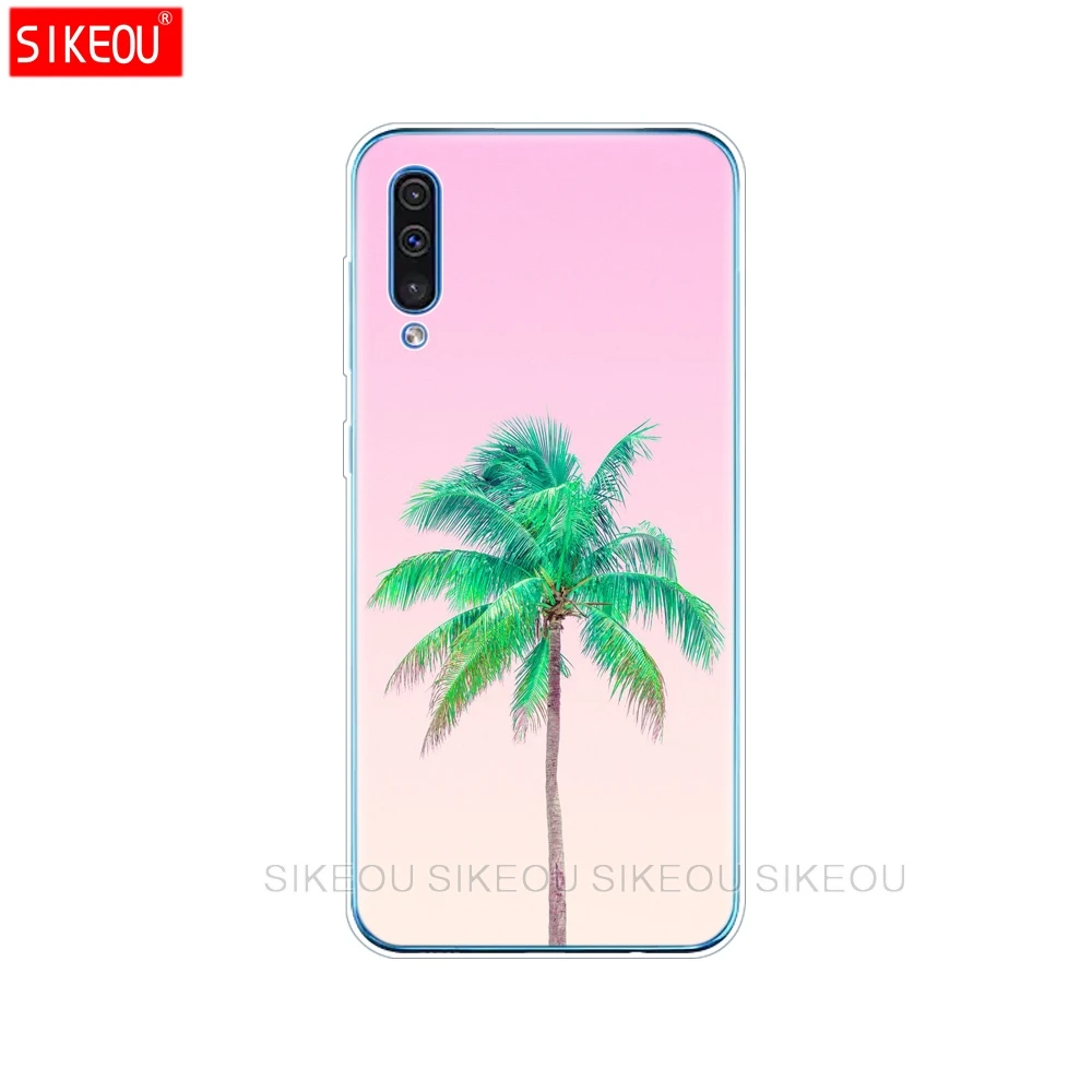 Для samsung Galaxy A50 силиконовый прозрачный Футляр задняя крышка чехол для телефона для samsung A50 A505 A505F SM-A505F мягкий чехол 6,4 - Цвет: 33978